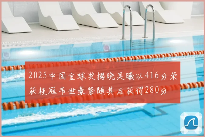 2025中国金球奖揭晓吴曦以416分荣获桂冠韦世豪紧随其后获得280分