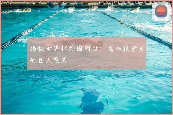 揭秘世界杯外围网站：高回报背后的巨大隐患